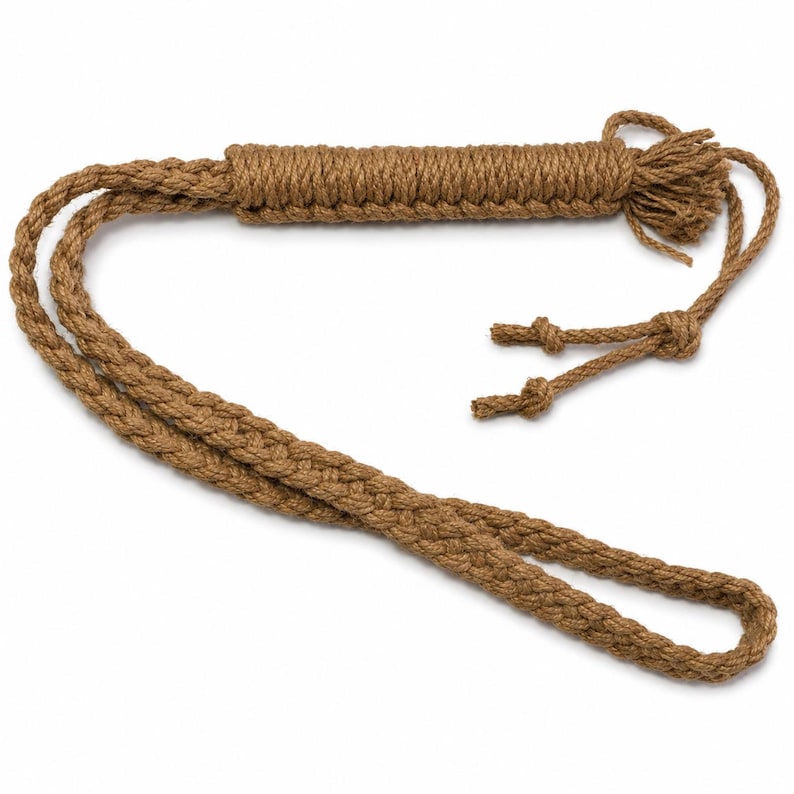 Jute Spanking Belt 25,5" Fetish Flogger- Handmade image 2