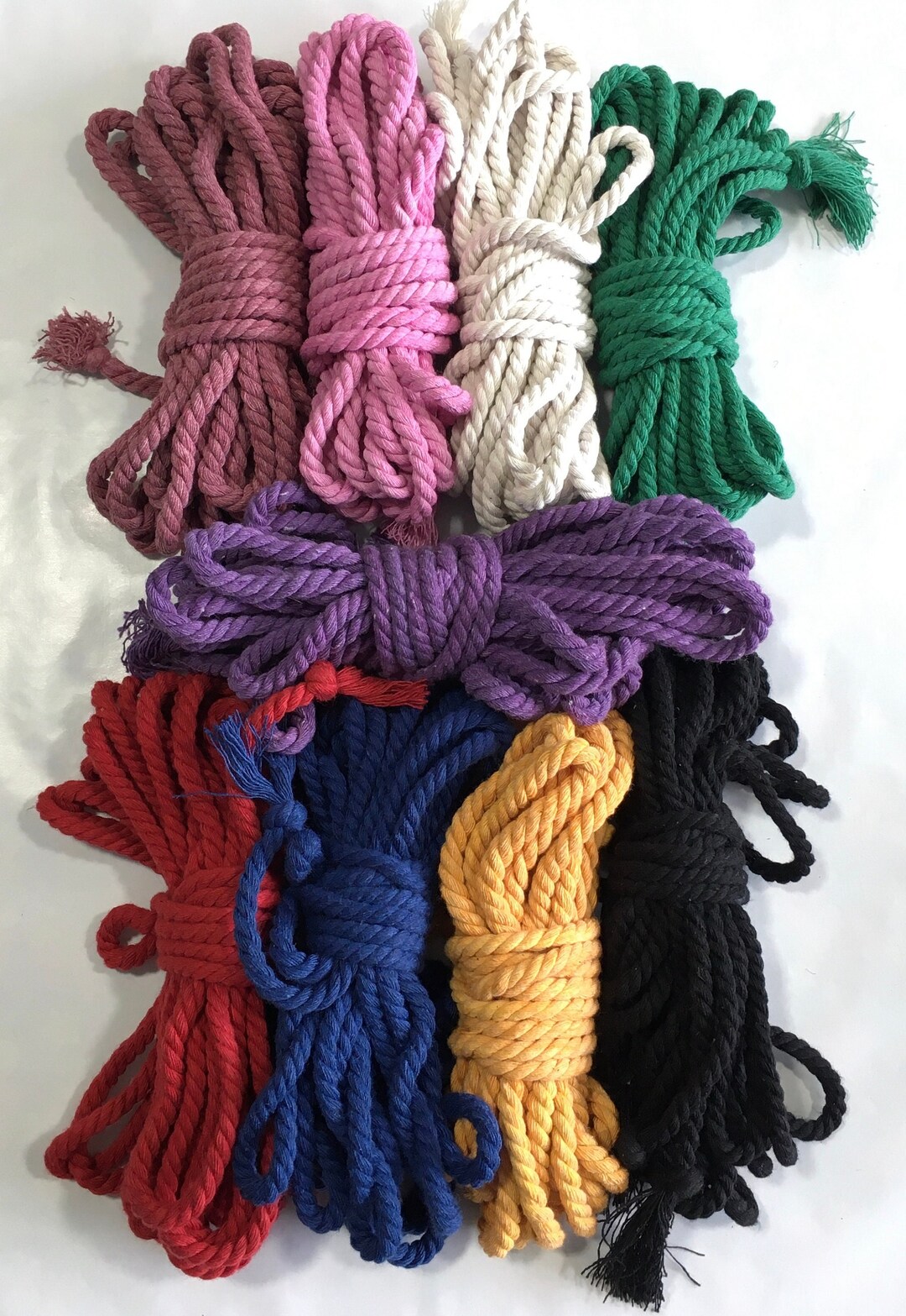 Corde Bondage Shibari - Coton/soie/chanvre Japonais, Pour BDSM Ou Cosplay, Neuve