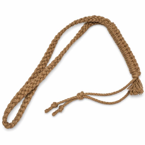 Jute Spanking Belt 25,5" Fetish Flogger- Handmade