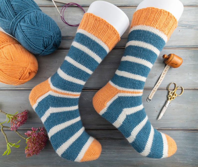 The perfect toe-up sock knitting pattern image 2