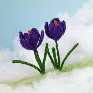 Crocus knitting pattern
