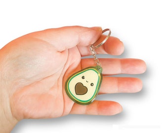 Avocado Schlüsselanhänger - Süßer und gesunder Fruchtanhänger für Avocado, Avocado-Anhänger, Geschenk für sie