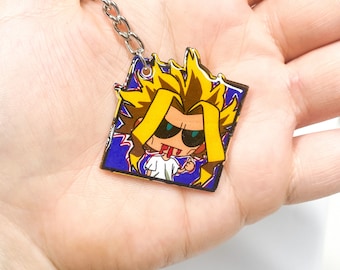 All might keychain,my hero academia accessories, otaku gift for him, keychain collection anime keys, anime keyring, boku no hero keychain