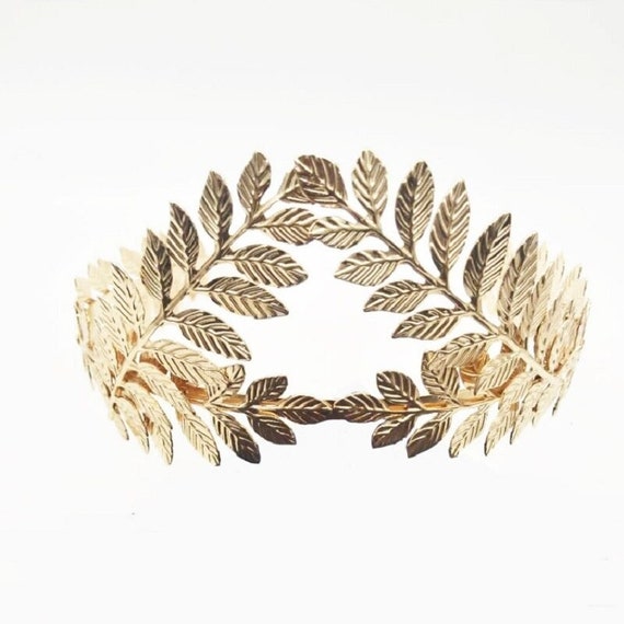 Vintage Gold / Silver Leaf Tiara Crown Headpiece Bridal Head - Etsy