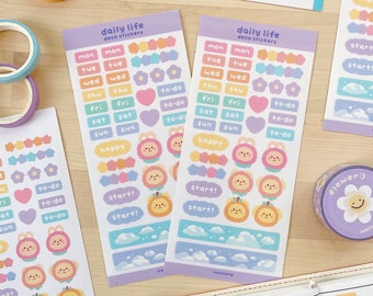 Planner Journaling Deco Sticker Sheet - Functional Stickers