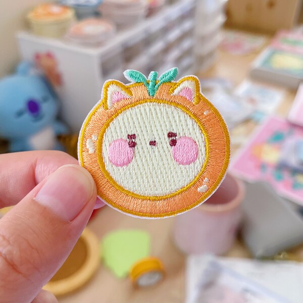 Embroidered Patch Sticker - Etsy