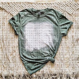 Real Life Bleach | T-Shirt Mockup | Bleached Tees | Gildan Softstyle