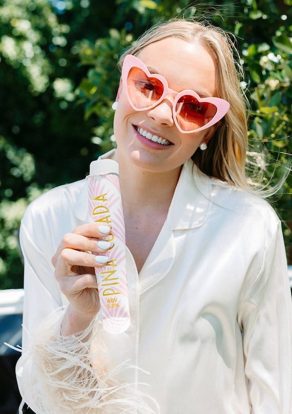 Sale! Pink Bridal / Hens Heart Shaped Sunglasses
