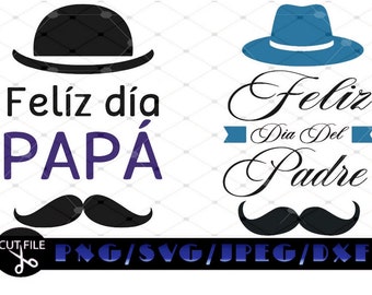 Happy Fathers Day/ Feliz Dia Del Padre Svg/ Feliz Dia Papa - Etsy