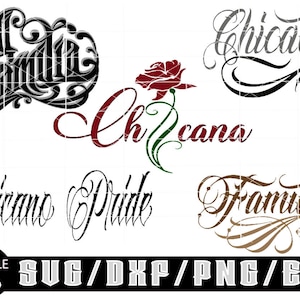 Chicana With A Rose /Chicano /Familia /Mi Familia /Layered Digital Downloads Includes Svg | Eps | Dxf | Png | Files