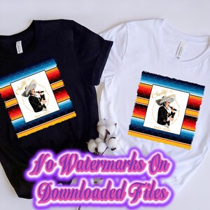 Chente With a Serape Background  • PNG Sublimation Design  • Digital Art  • Instant Digital Download • Shirt Design