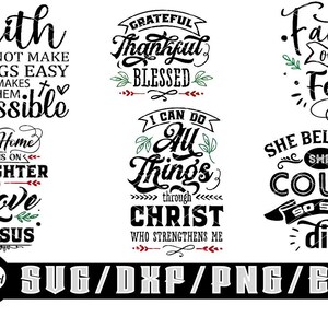 Pakiet religijny / Warstwowe pliki do pobrania dla Cricut, Silhouette itp. Svg| Eps| Dxf| Png| Pliki