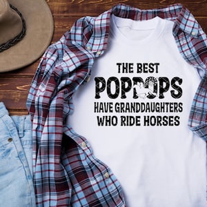 De beste Pappy's hebben kleindochters die paardrijden (het paard is uitgesneden)/voor sublimatie/digitale download/ALLEEN png-bestand!!