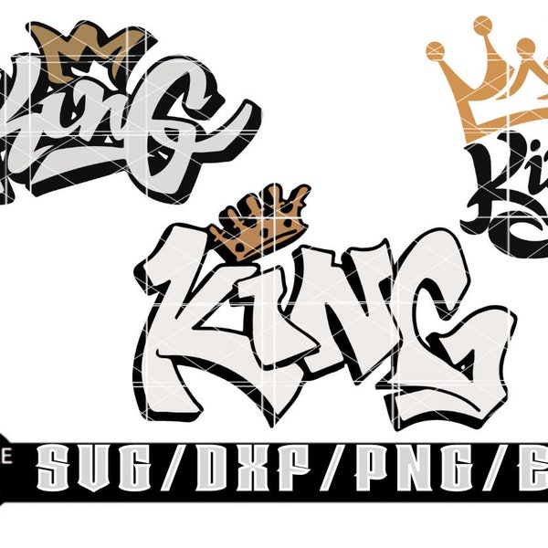 3 King Files/ Layered Digital Downloads for Cricut, Silhouette Etc.. Svg| Eps| Dxf| Png| Files