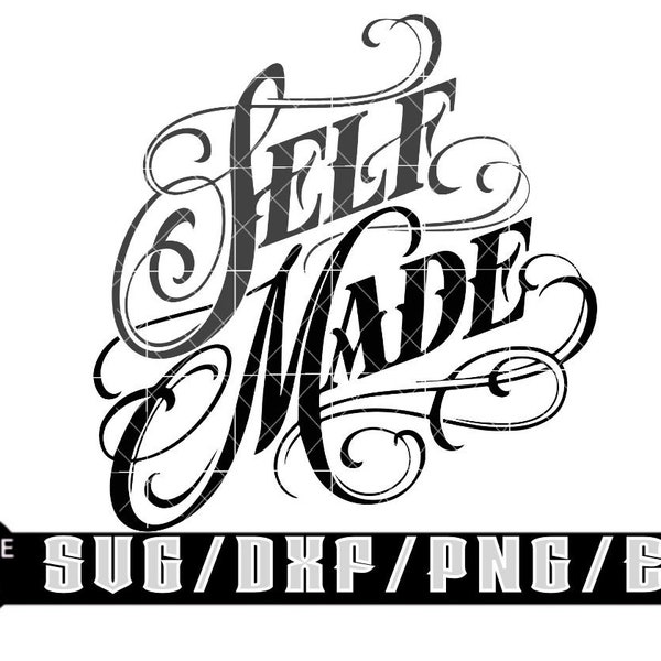 Self Made/ Layered Digital Downloads for Cricut, Silhouette Etc  Svg| Eps| Dxf| Png| Files