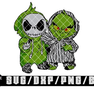 Jack & Grincho / Layered Digital Downloads for Cricut, Silhouette Etc.. Svg| Eps| Dxf| Png| Files