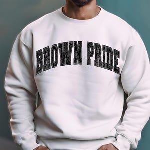Brown Pride - Noir et gris | Fichiers Svg et Png UNIQUEMENT ! | CECI N'EST PAS UNE POLICE !!!