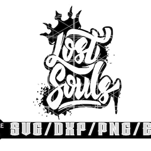 Lost Souls / Geschichtete digitale Downloads für Cricut, Silhouette etc. Eps| Dxf| Png| Dateien