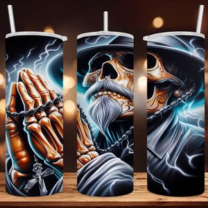 20 Oz Skinny Tumbler Wraps • Praying Hands • Ai Images/ Digital Art • Png Files