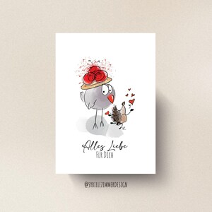 Postal de la Selva Negra • Todo lo mejor para ti | descarga digital para imprimir