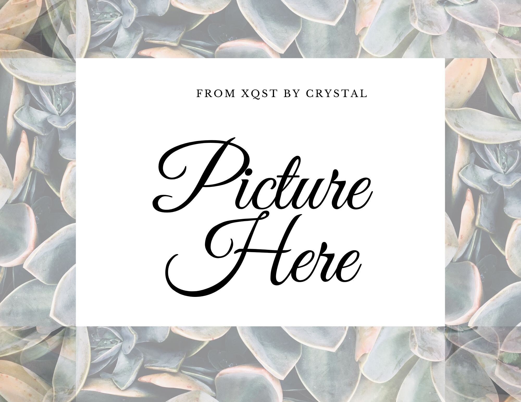 BIG FRAME/ Editable Printable/Instant Download/ Printable Etsy