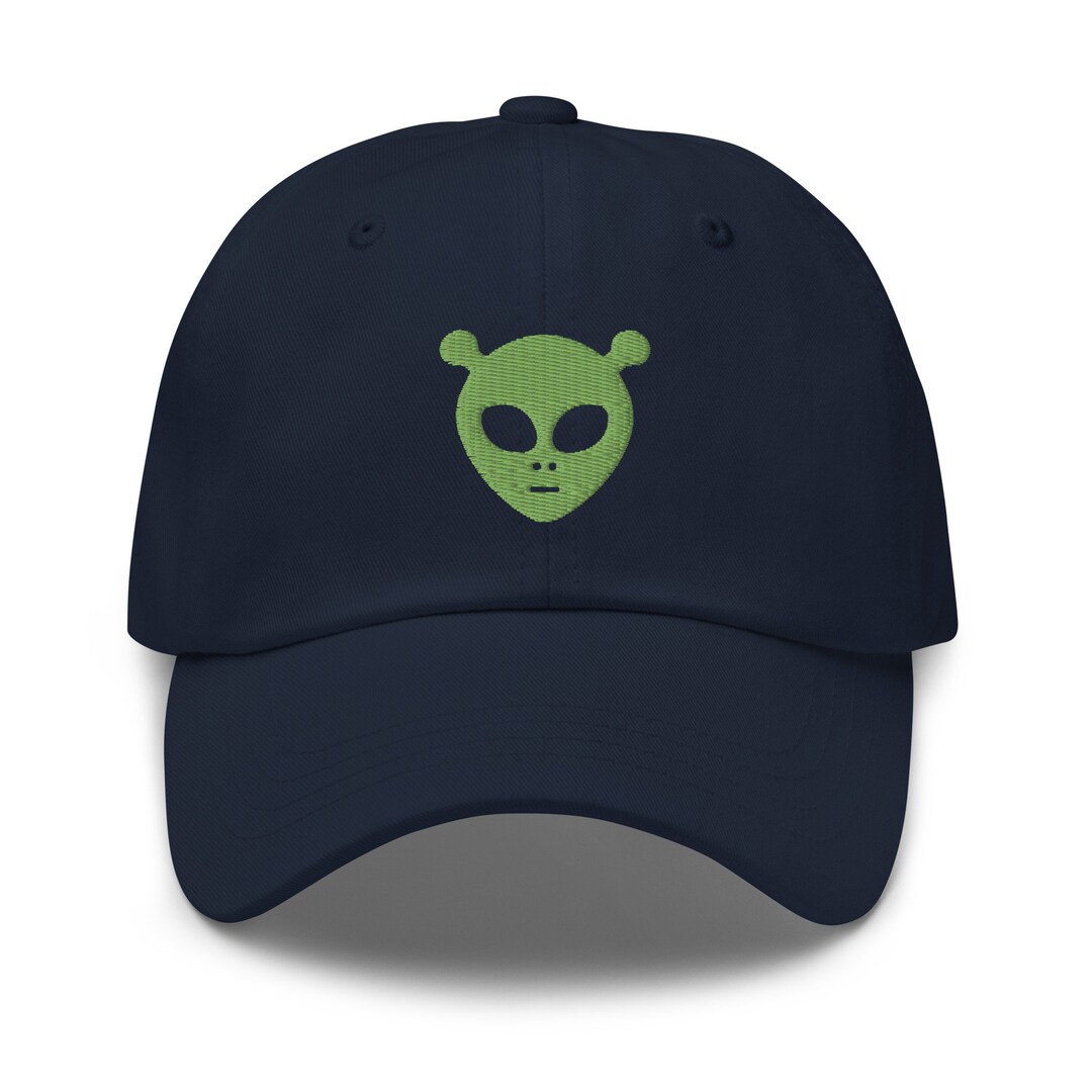 Alien Face Dad Hat Embroided Baseball Cap Low Profile Sports Hats ...