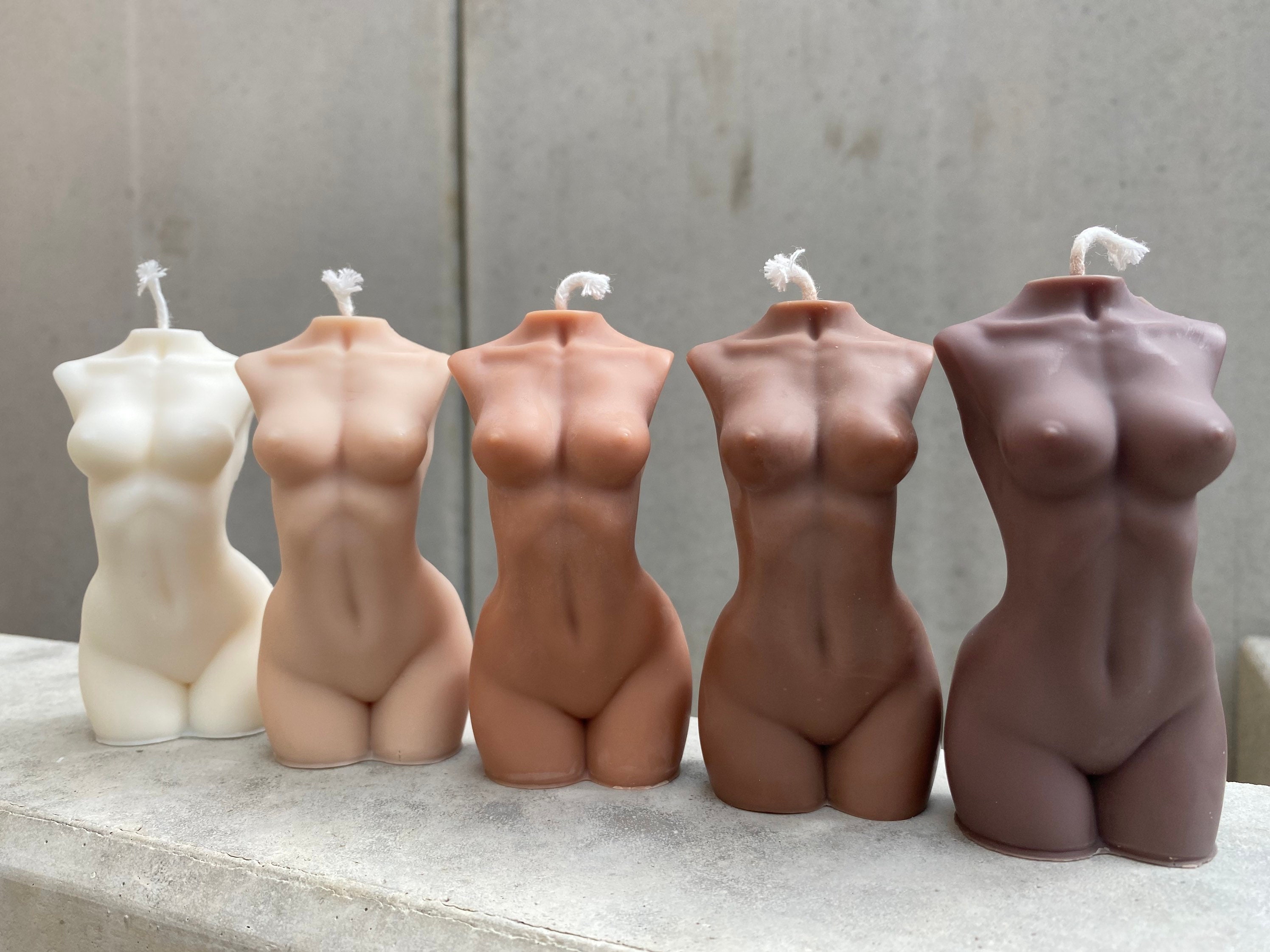 Babe:  Woman Body Candle |  Fit Female Torso