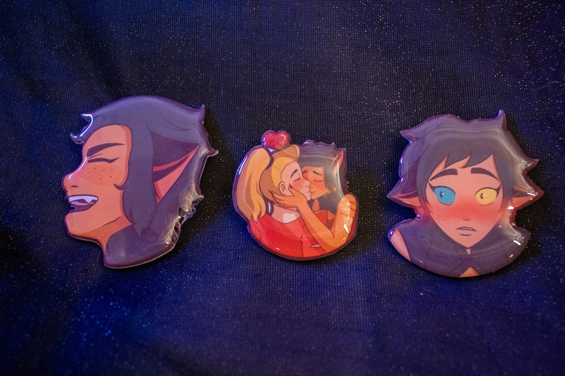 Catra Adora She-ra Melog Handmade Pin Plastic - Etsy