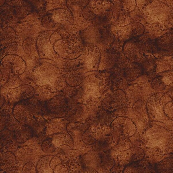 SALE - Burnt Umber - Painter's Watercolor Swirl