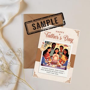Lot de 3 cartes imprimables pour papa avec blagues, lot de cartes pour la fête des pères drôles et sentimentales – Citations et messages sincères