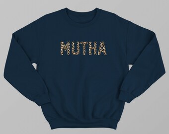 Personalised 'Mutha' Sweatshirt - Slogan Jumpers Women's