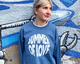 Summer of Love Women's Slogan Sweatshirt, Trui