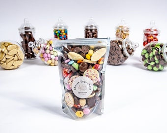 Premium Pick and Mix Bag -  gift for birthdays, celebrations, special occasions, sweet treats, traditional pick n mix, sweet shop, chocolate