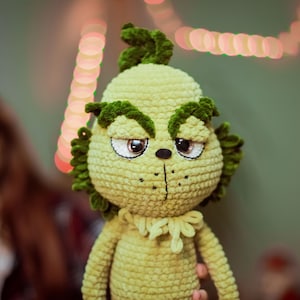 Christmas Grinch Inspired Amigurumi Crochet Pattern The Christmas Thief Crochet Christmas Decor