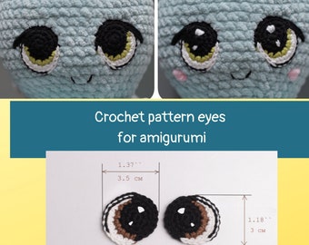 Amigurumi Eye Pattern (PDF Download) - MatayaMade