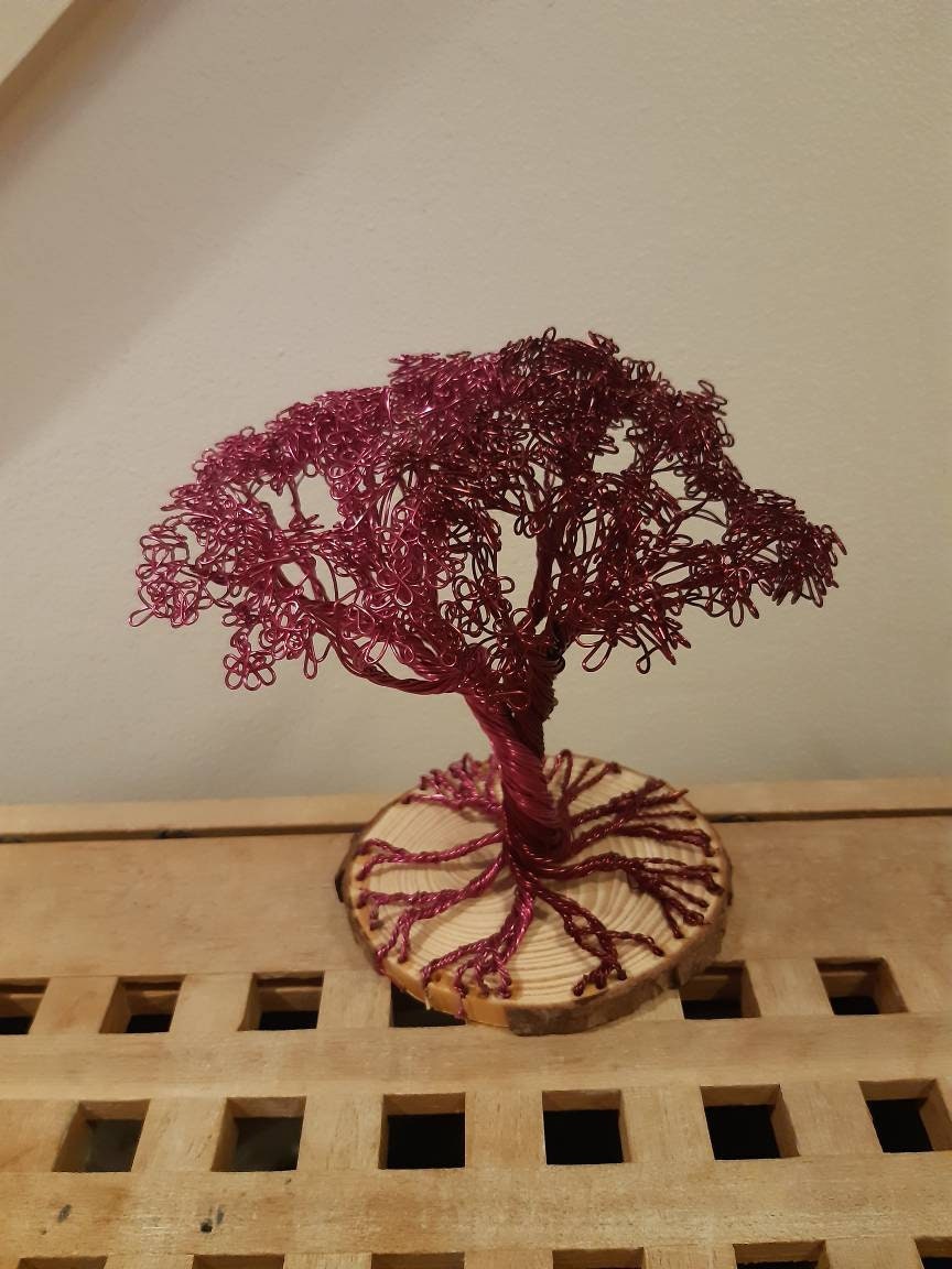 Copper wire tree Etsy