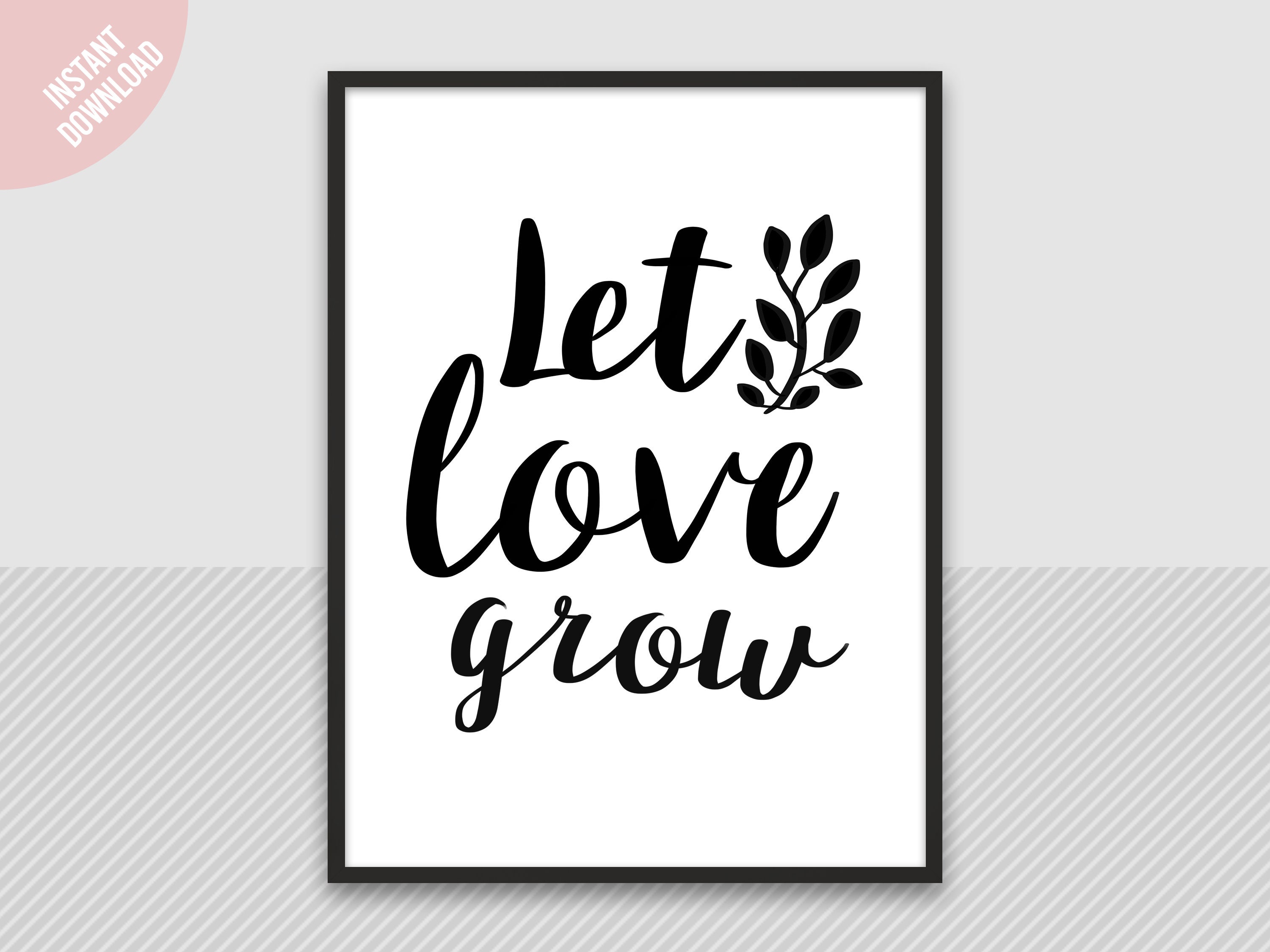 Wall Art Prints Quote Wall Art Love Quotes Prints Etsy