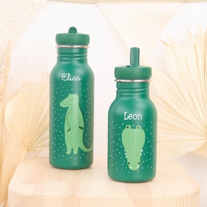 Children's drinking bottle/water bottle personalized with name / metal drinking bottle / Trixie bottle / daycare / school enrollment / gift / owl etc.