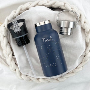 BOYS children&#39;s drinking bottle / water bottle personalized with name for school / kindergarten / daycare / boys gift