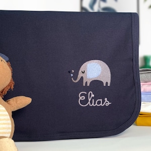 Personalized baby blanket embroidered with name / gift / birth / baby gift / baptism