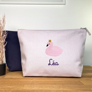 Kosmetiktasche für Mädchen mit Namen personalisiert / Kosmetiktasche / Kulturbeutel für Kinder und Babies / Geschenk zur Geburt