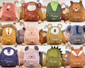 CHILDREN'S BACKPACK WITH NAME personalized as a set with drinking bottle / kindergarten backpack / Trixie backpack for children / children's gift