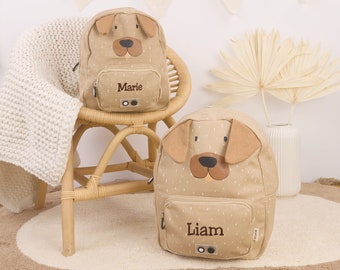 Kinderrucksack personalisiert mit Namen  | Klein | Groß | Kita Rucksack | Trixie Rucksack | 15 tolle Tiermotive | ab 2 Jahren | Geschenk