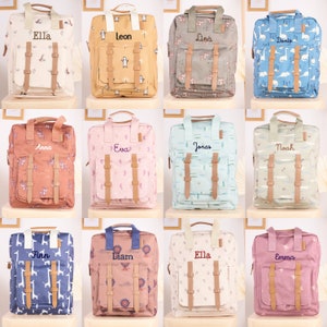 Sac à dos pour enfants personnalisé avec nom | Sac à dos de maternelle avec nom | maternelle | Garderie | sac à dos personnalisé | Fresque
