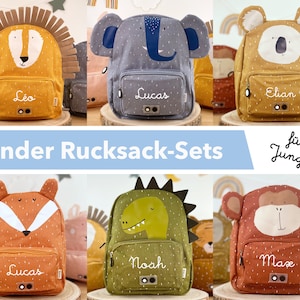 Set au choix: Sac à dos enfant personnalisé ou gourde enfant personnalisée ou LES DEUX en SET / Sac à dos Trixie personnalisé avec prénom