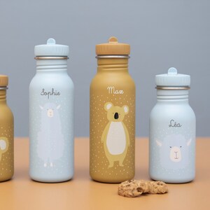 Children's water bottle with name personalized stainless steel for boys & girls / kindergarten bottle / water bottle / school / gift Alpakka