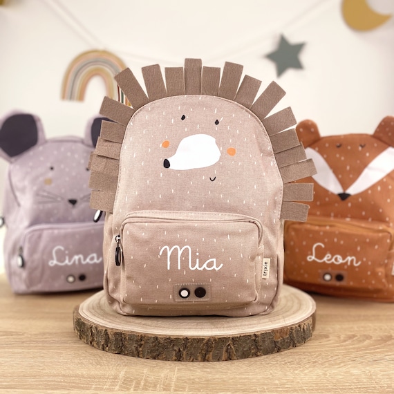 Mochila infantil guardería niño niña colegio personalizada leones