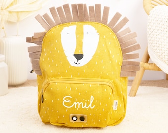 CHILDREN&#39;S BACKPACK WITH NAME personalized / Kindergarten backpack / Daycare backpack / Trixie backpack for children Dino / Tiger / Koala / Lion