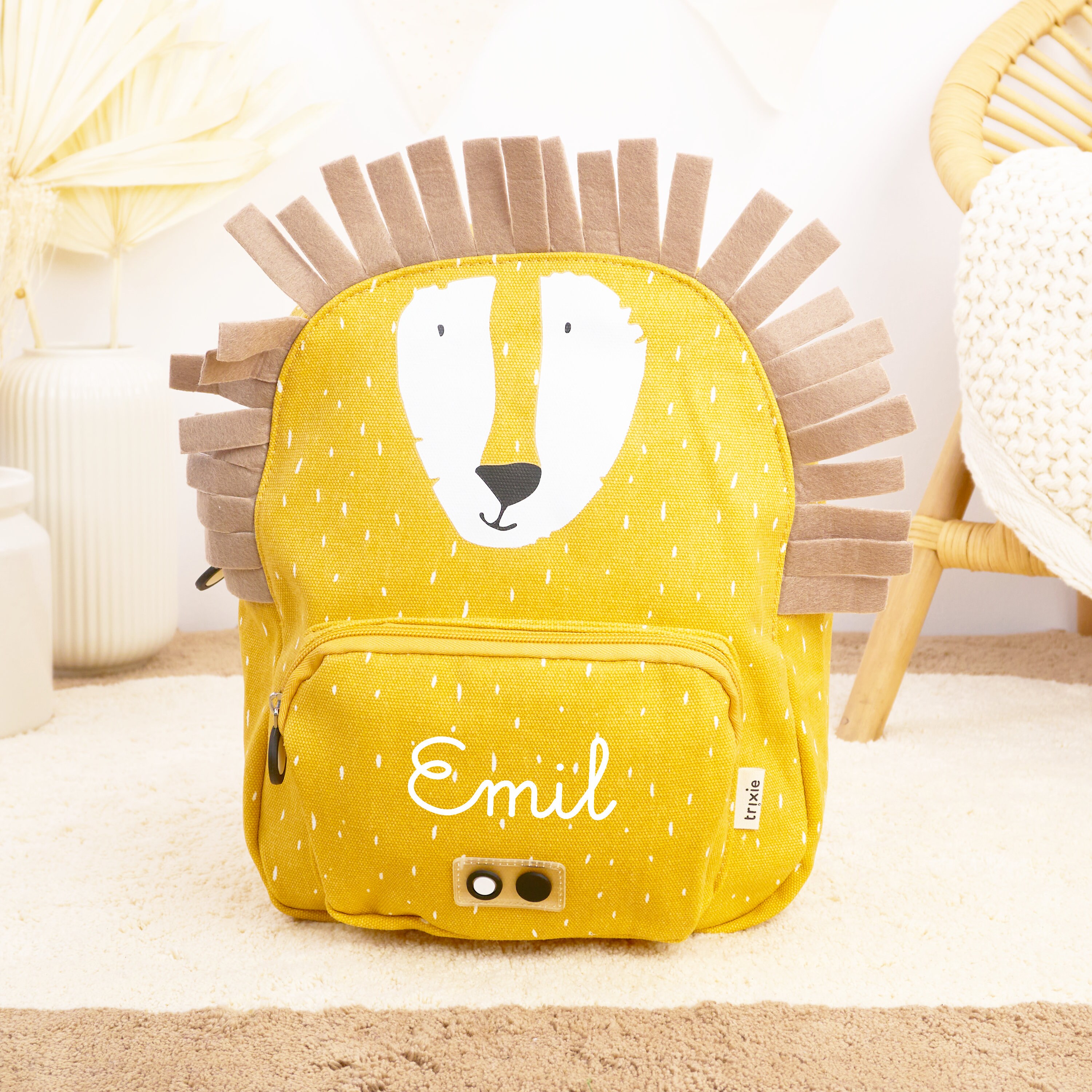 KINDEREN RUGZAK GEPERSONALISEERD MET NAAM Kleuterrugzak Kita rugzak Trixie rugzak voor kinderen Dino Tijger Koala Leeuw Etsy Belgie
