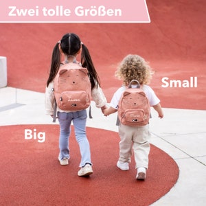 Trixie Kinderrucksack mit Namen personalisiert / Small/Big / 20 Tolle Tiermotive / Kindergeschenk Bild 2
